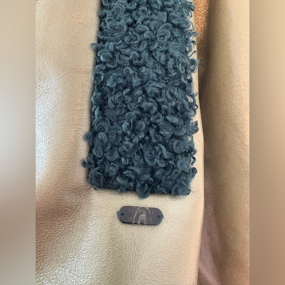 Scotch & Soda Faux Leather Vinyl Jacket Green Size Medium - Picture 10 of 16